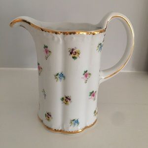Vintage I. Godinger Pansy Pitcher